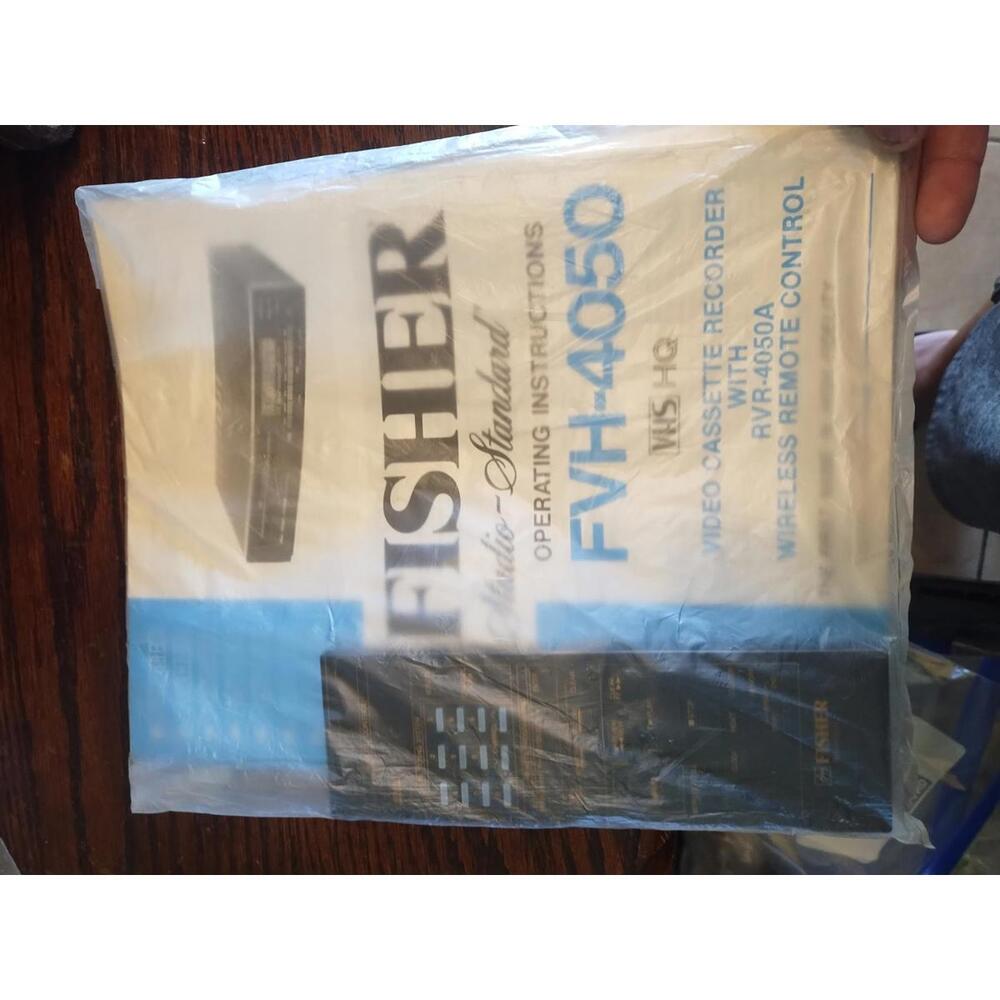 FISHER RVR-4050A -‎ Remote Control for Video Cassette Recorder model FVH4050
